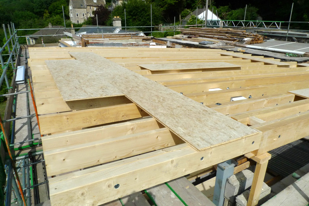 Rebuild - Roof joists and OSB 3 SmartPly roof deck
