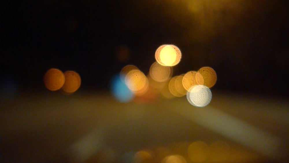 Abstract - Car Lights at Night