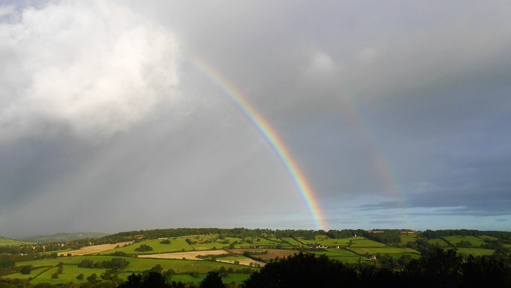 Landscapes - Double Rainbow, Bannerdown, Bath