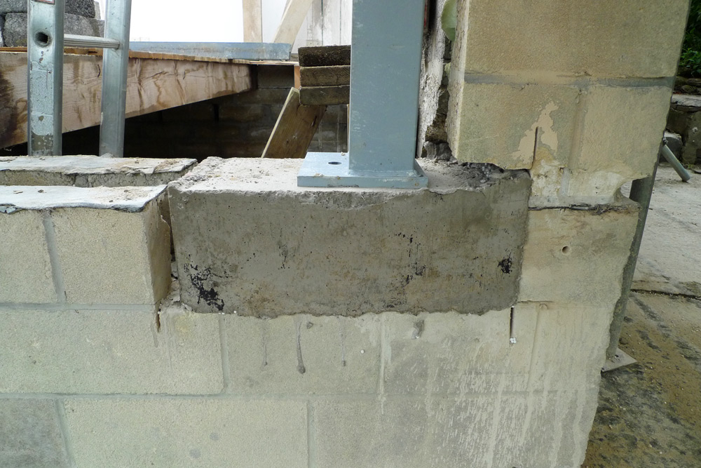 Steelwork - Side elevation